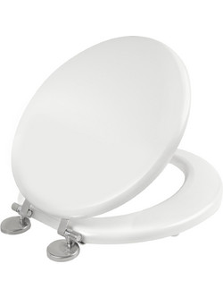 Elvit 0292 Καπάκι Λεκάνης Οβάλ Πλαστικό Λευκό 42x37cm 0292-ELVIT