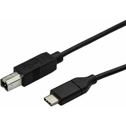 StarTech USB2CB50CM Καλώδιο USB-B Male 2.0 to USB-C Male 0.5m Black