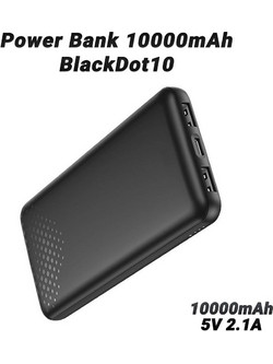 0925.027 Power Bank 10000mAh με 2 Θύρες USB-A & Θύρα USB-C Black
