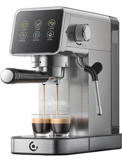 Amzchef CE-AZ-EM1507-SV Μηχανή Espresso 1350W 20bar
