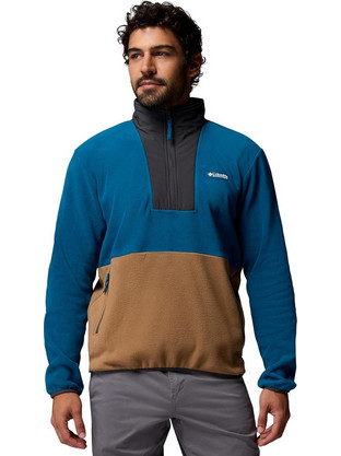 Columbia Sequoia Grove II Half Zip Ανδρικό Αθλητικό Φούτερ Μπλε 2174081-442