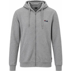 Fila Ανδρική Ζακέτα Φούτερ με Κουκούλα και Φερμουάρ Γκρι APJPM26001-300