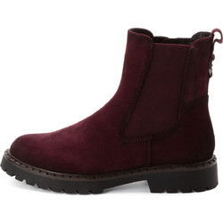 Tamaris Γυναικεία Μποτάκια Chelsea Suede Μπορντό 1-25449-47-537
