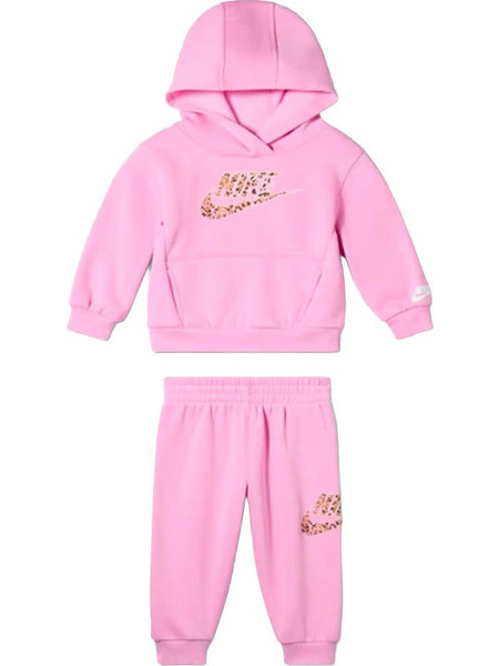 Nike Παιδικό Σετ Φόρμας Ροζ 16P284-AAH