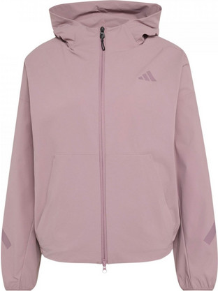 Adidas Z.N.E. Γυναικείο Μπουφάν Softshell Μακρύ Αδιάβροχο Ροζ KF6401