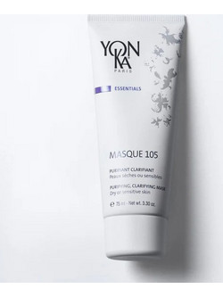 YonKa Essentials Masque 105 Clay Κρεμώδης Μάσκα Προσώπου για Ενυδάτωση & Λάμψη με Άργιλο 75ml