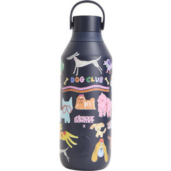 Chilly's Series 3 Eleanor Bowmer Dog Club Παιδικό Παγούρι Θερμός Ανοξείδωτο BPA Free Navy Μπλε 500ml