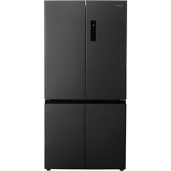 Heinner HSBS-HM600MDNFDXE Ψυγείο Ντουλάπα 600lt No Frost Υ190.5xΠ91xΒ69cm Inox