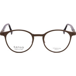 Safilo FORGIA 01 6OM Ανδρικός Σκελετός Γυαλιών Οράσεως Κοκάλινος Καφέ