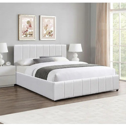 Pakoworld Rovio Κρεβάτι Διπλό Υφασμάτινο με Τελάρο 150x200cm 388-000041