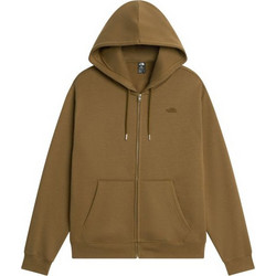 The North Face Ανδρική Ζακέτα Φούτερ με Κουκούλα και Φερμουάρ Καφέ NF0A8FDE2EK