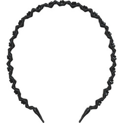 Invisibobble Hairhalo True Dark Sparkle Στέκα Μαλλιών Στρας Μαύρη 97226