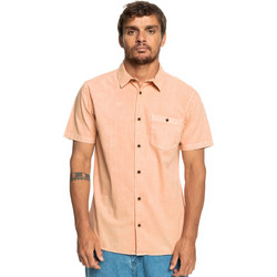 Quiksilver Ανδρικό Πουκάμισο Βαμβακερό Κοντομάνικο Κανονική Γραμμή Πορτοκαλί EQYWT04474-TJB0
