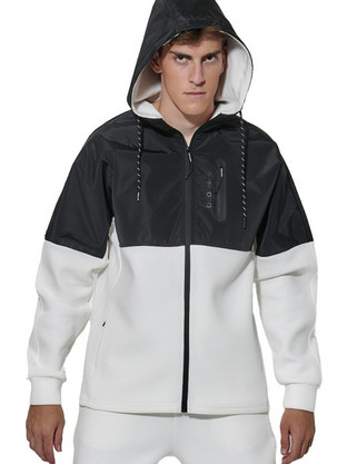 Body Action Αθλητικό Ανδρικό Μπουφάν Χειμωνιάτικο Softshell Λευκό 073627-01