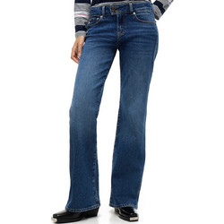 Tommy Jeans Sia Γυναικείο Τζιν Παντελόνι Κανονική Εφαρμογή Μπλε DW0DW23511-1BK