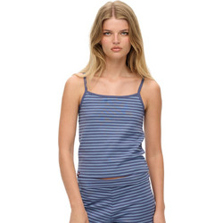 Superdry Γυναικείο Αθλητικό Crop Top Navy Μπλε W6012233A-K1T