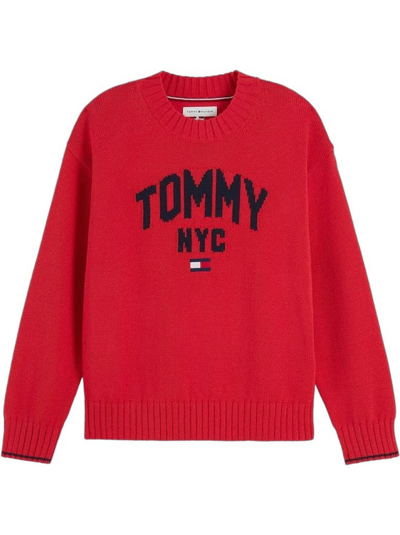 Tommy Hilfiger Παιδικό Φούτερ Κόκκινο KB0KB10698-XL7