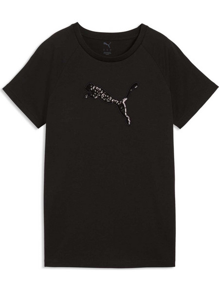 Puma ESS+ Γυναικείο Αθλητικό T-Shirt Μαύρο 694576-01