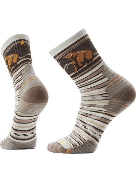 Smartwool Ανδρικές Κάλτσες Ψηλές με Σχέδια Μπεζ SW0028800691
