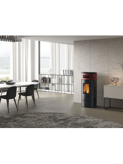 Edilkamin Yung 130++ Evo Bordeaux YUNG130 Σόμπα Pellet 12.5kW