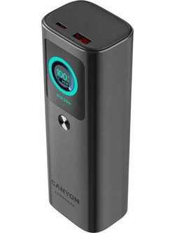 Canyon OnPower 265 Power Bank 20000mAh 165W με Θύρα USB-A & Θύρα USB-C Quick Charge 3.0 & Power Delivery Black