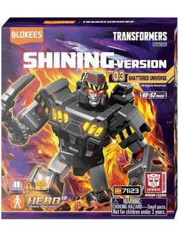 Blokees Transformers Shattered Universe Shining Version 03 10cm