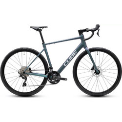 Cube Attain Race 2027 Ποδήλατο Δρόμου 28" Αλουμινίου με 22 Ταχύτητες και Δισκόφρενα Γκρι Πράσινο