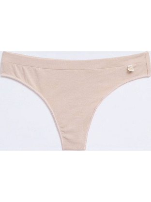 Luna Micro Touch Γυναικεία String Μπεζ 2Pack 24592