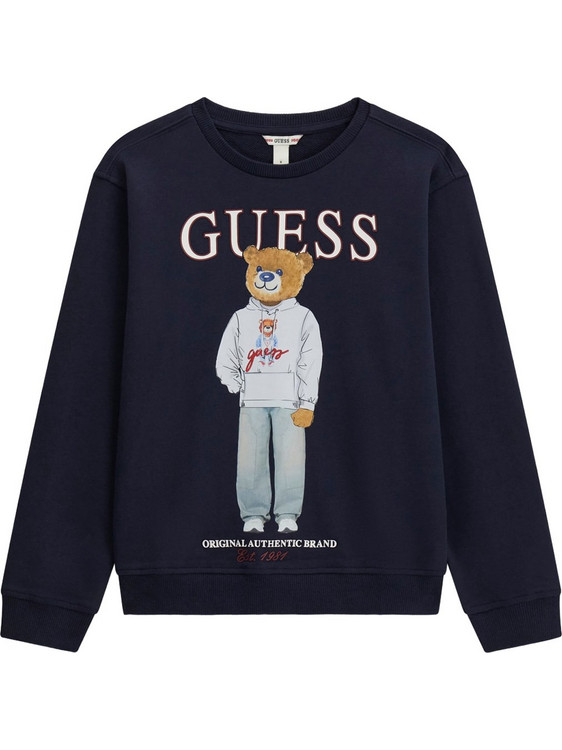 Guess Παιδικό Φούτερ Navy Μπλε L6YQ07K4049-G7V2