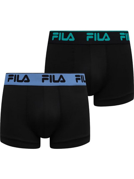 Fila Ανδρικά Μποξεράκια Σετ 2Pack Μαύρα FU5380-999