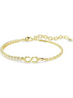 Swarovski Matrix Γυναικείο Βραχιόλι Ριβιέρα Επιχρυσωμένο με Ζιργκόν 5753925