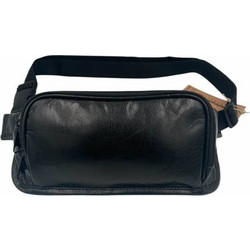 DOMLEATHERS DOMLEATHERS ΔΕΡΜΑΤΙΝΟ ΤΣΑΝΤΑΚΙ ΜΕΣΗΣ (ΣΕΡΒΙΤΟΡΟΥ) ΜΕΣΑΙΟΥ ΜΕΓΕΘΟΥΣ Νο 888 ΜΑΥΡΟ