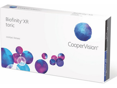 Cooper Vision Biofinity XR Τoric Μηνιαίοι Φακοί Επαφής Αστιγματικοί Σιλικόνης Υδρογέλης 6τμχ