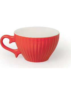 Φλιτζάνι τσαγιού New Bone China κόκκινο 200 ml Parisienne