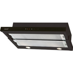 Cata TF 3600 Συρόμενος Απορροφητήρας με 2 Μοτέρ 60cm Μαύρος
