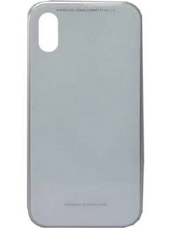 Μαγνητική Μεταλλική Θήκη Detachable Metal Frame με Πίσω Όψη από Tempered Glass Για Apple iPhone X / XS Άσπρο