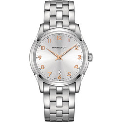 Hamilton Jazzmaster Ανδρικό Ρολόι με Ασημί Μεταλλικό Μπρασελέ H38511113
