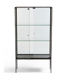 Βιτρίνα με 2 πόρτες Μ30xΠ87xΥ160cm