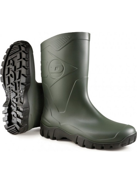 Dunlop Dee Dispan Γαλότσες Εργασίας Κνήμης Πράσινες