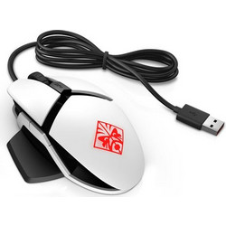 HP Omen Reactor Ενσύρματο Gaming Ποντίκι RGB 16000 DPI White