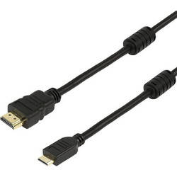 Powertech Καλώδιο HDMI 1.4 HDMI Male to Mini HDMI Male 1.5m Black