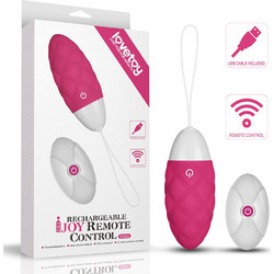Lovetoy Δονητής Egg για Ζευγάρια με Τηλεχειριστήριο Rose iJoy Egg Ροζ 2