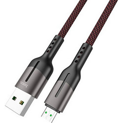 Καλώδιο Φόρτισης & Σύνδεσης HOCO (U68 Gusto) USB-A σε Micro USB - 20W, QC, USB 2.0 - 1.2m - Μαύρο HC-U68MB