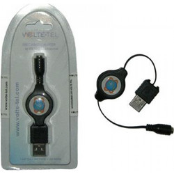 USB-A UNIVERSAL ADAPTOR ΠΤΥΣΣΟΜΕΝΟΣ VOLTE-TEL VUA3 2100mA