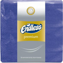 ΧΑΡΤΟΠΕΤΣΕΤΕΣ ΕNDLESS PREMIUM ΠΟΛΥΤΕΛΕΙΑΣ ΜΠΛΕ 33 Χ 33εκ. 50 ΦΥΛΛΩΝ - PAPERS GOLD