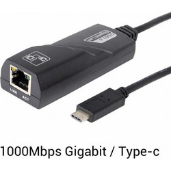 06.005.0058 Ενσύρματος Ethernet USB-C Αντάπτορας Δικτύου 1Gbps