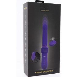 ToyJoy Magnum Opus Supreme Thruster Δονητής για Ζευγάρια με Τηλεχειριστήριο 31cm Μωβ