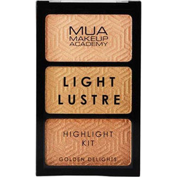 MUA Light Lustre Trio Highlight Golden Delights Highlighter Palette 9gr