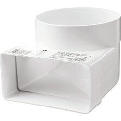 Καμπύλη 90 οριζόντια Φ100 mm & για σωλήνα 110x55 mm