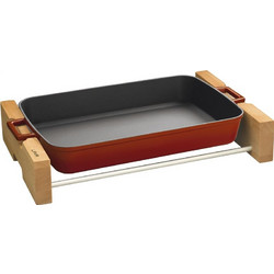 Lava LV P TP 2640 KA Ορθογώνιο Ταψί Φούρνου Μαντεμένιο 26x40cm